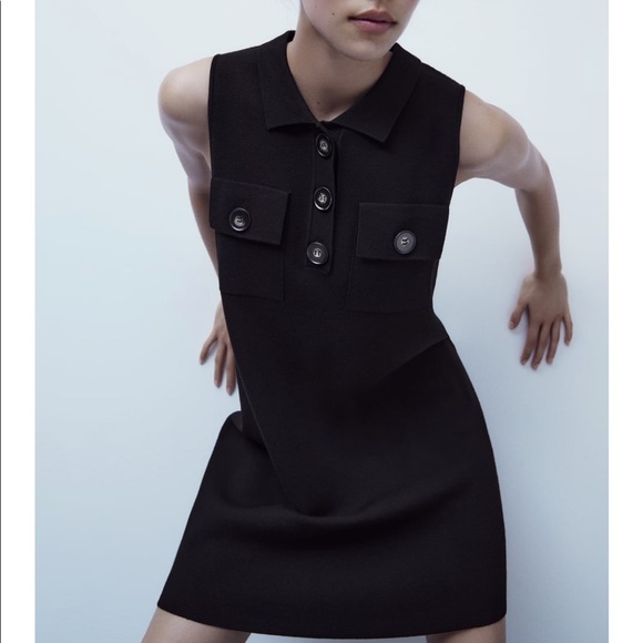 Zara Dresses & Skirts - NWT ZARA KNIT DRESS WITH BUTTONS